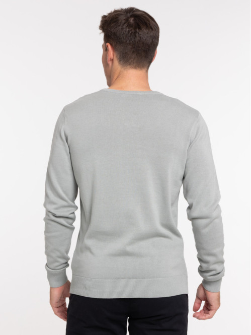 Pull col rond coloris vert...