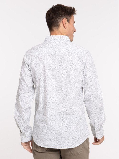 Chemise fleurie manches...