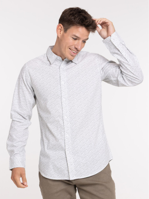 Chemise fleurie manches...