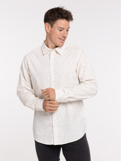 Chemise fleurs manches...