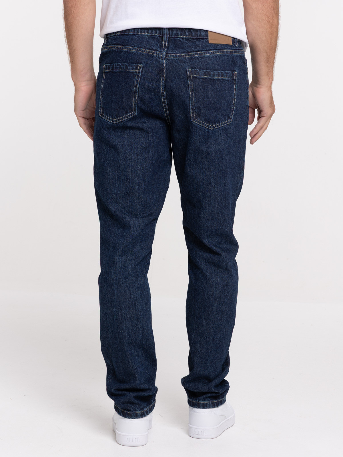 Jean straight brut 100% coton homme