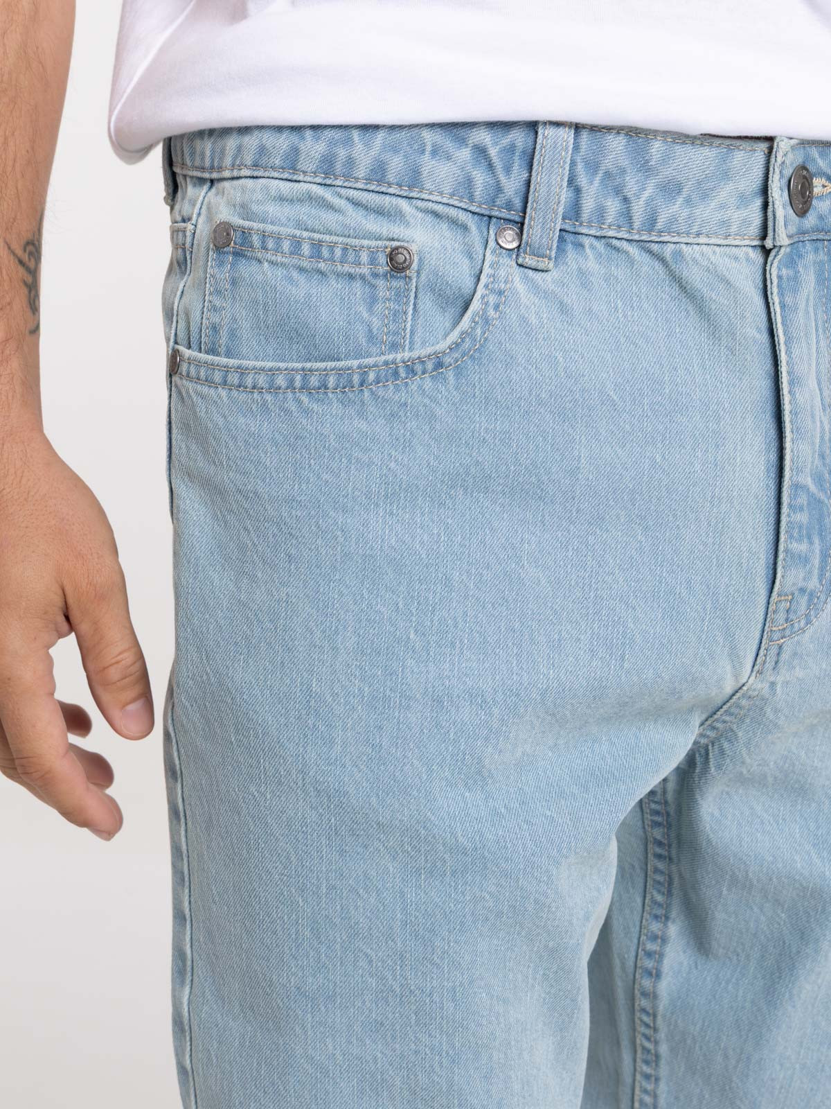 Jean coupe straight bleached homme Jean coupe straight bleached homme