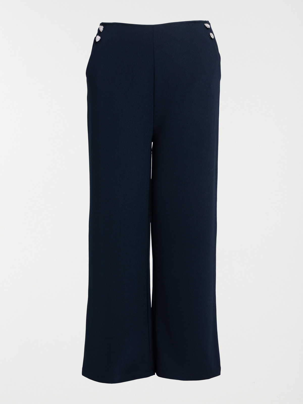 Pantalon large grande taille femme