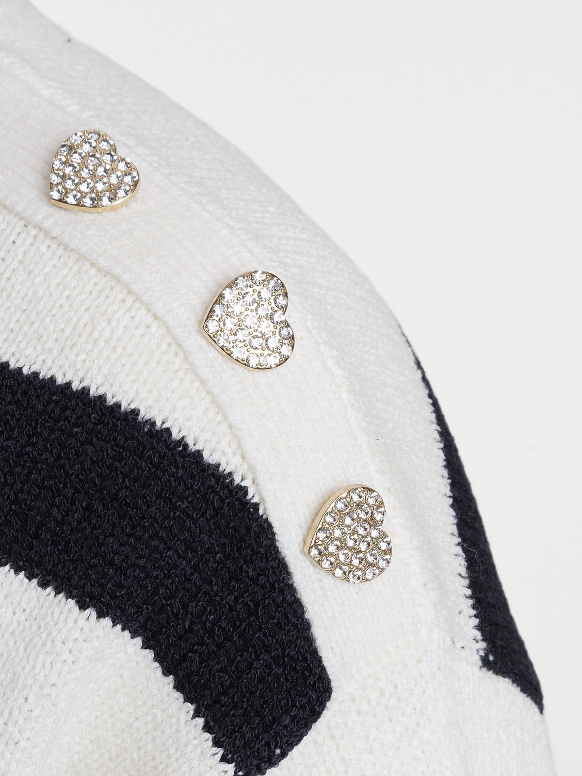 Pull rayé grande taille femme