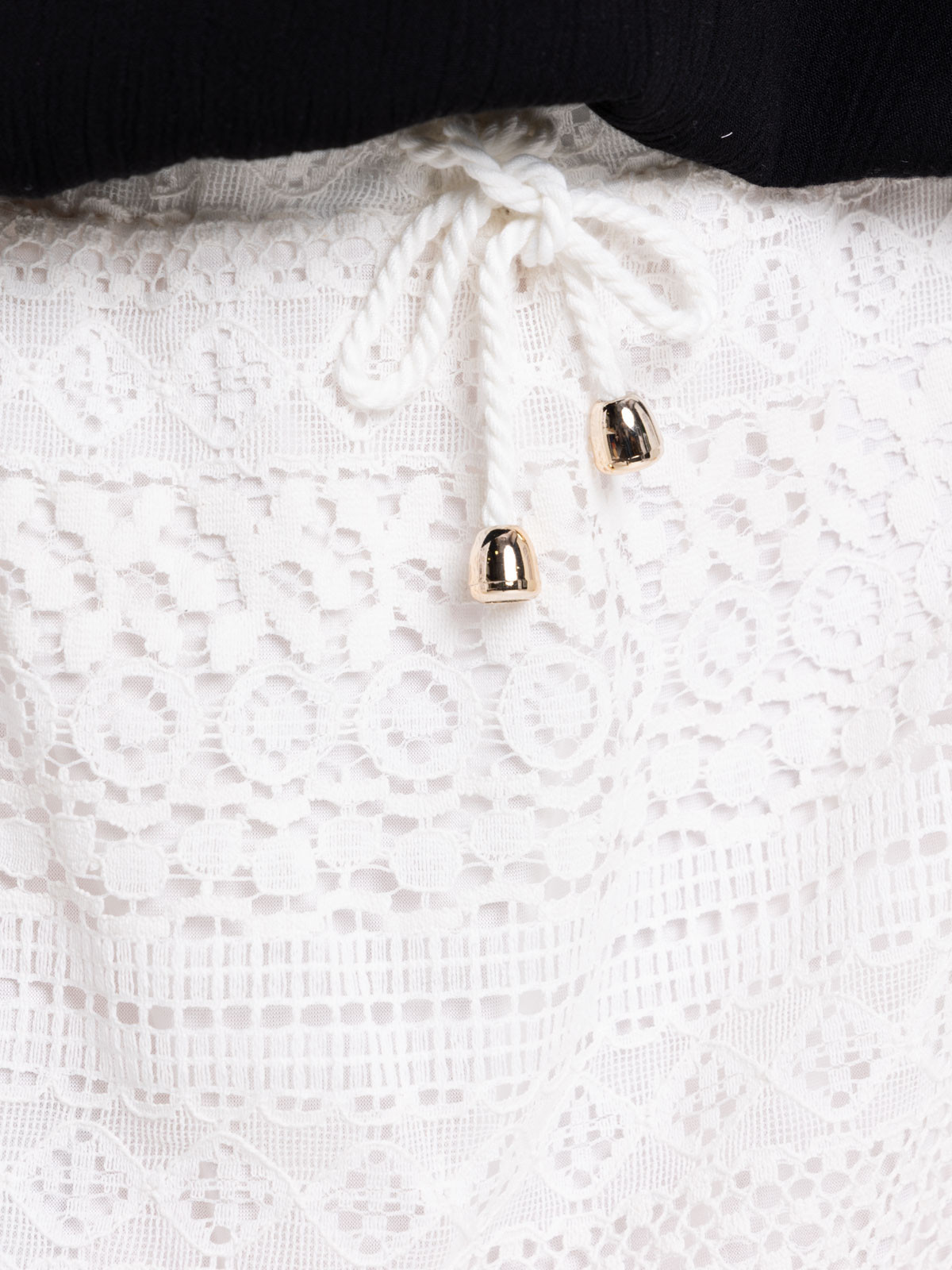 Jupe macramé écru femme Jupe macramé écru femme