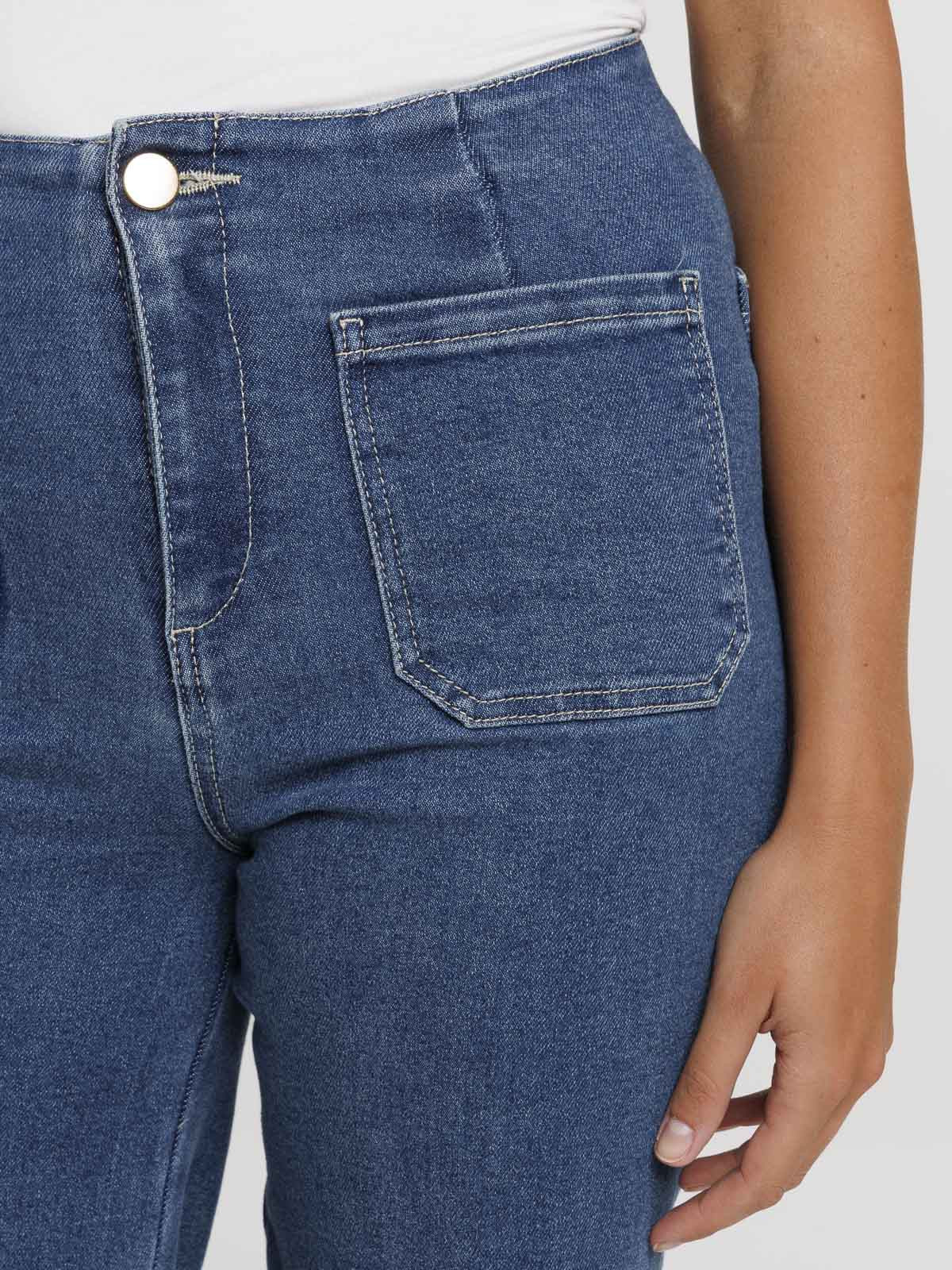 Jean wide leg double stone femme Jean wide leg double stone femme