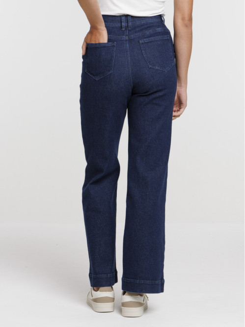 Jean wide leg coloris brut...