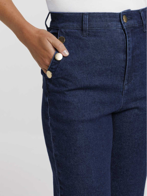 Jean wide leg coloris brut...