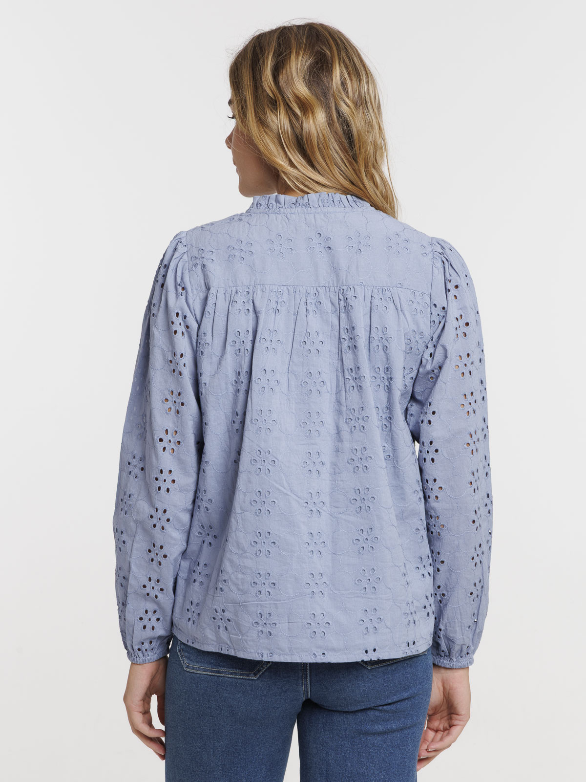 Chemise femme broderie anglaise