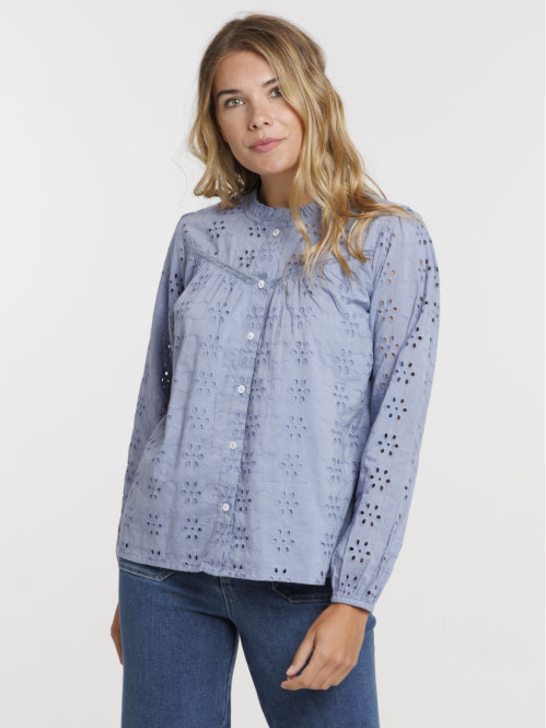 Chemise femme broderie...