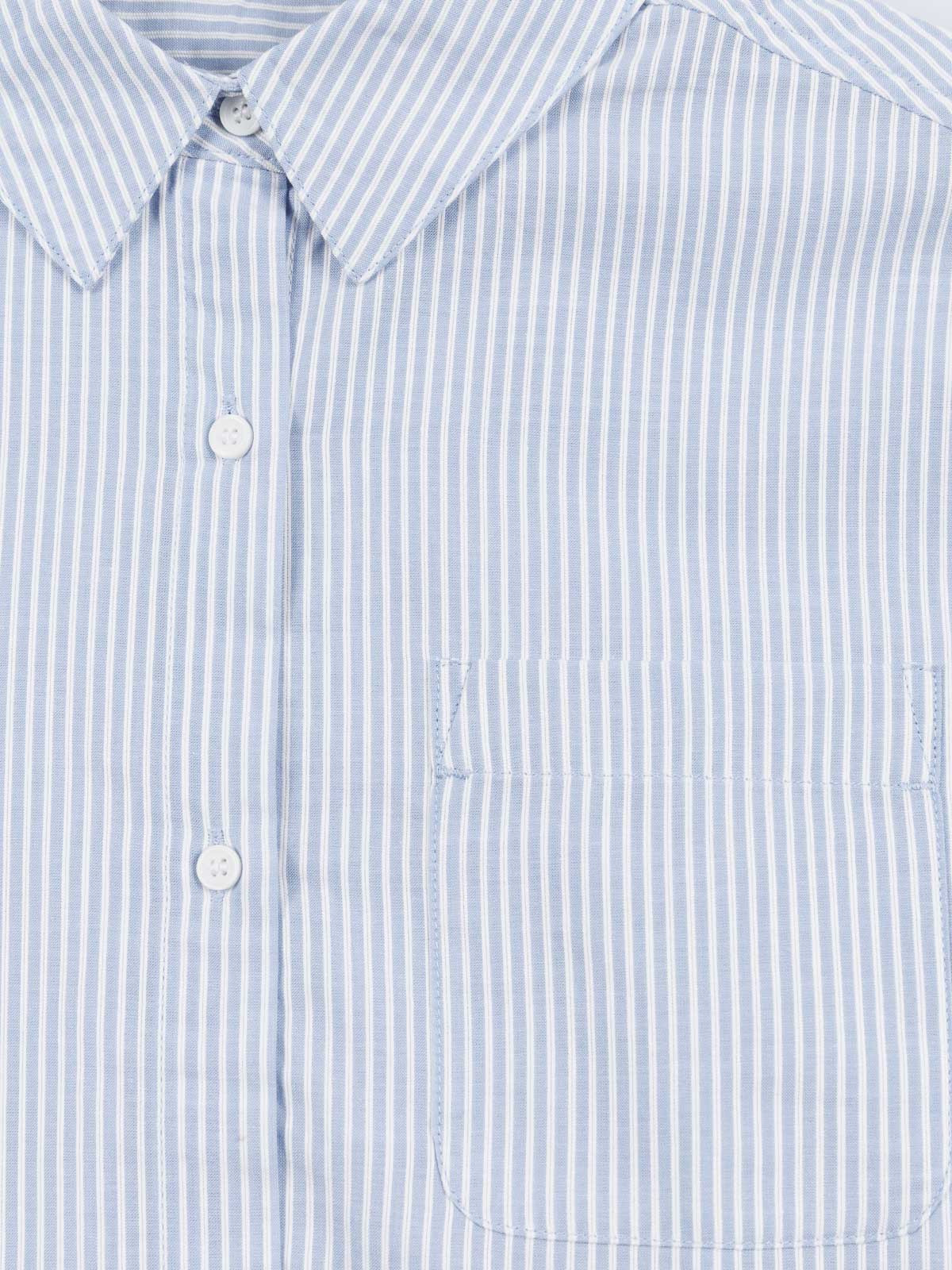 Chemise rayée bleue fille (XXS-M)