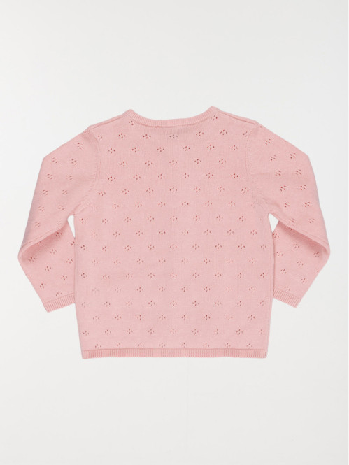 Gilet basique new pink...