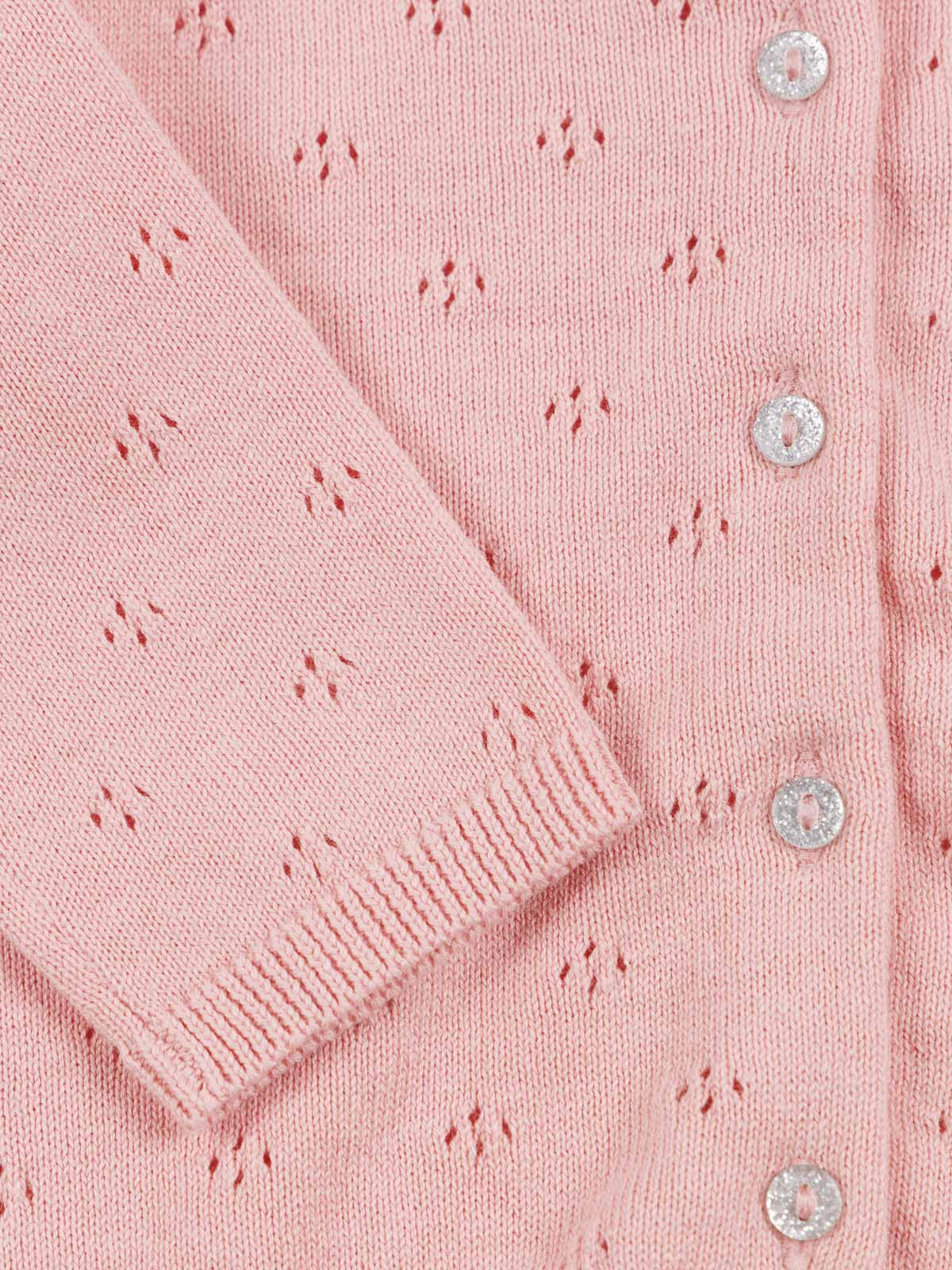 Gilet basique new pink fille (3-36M)