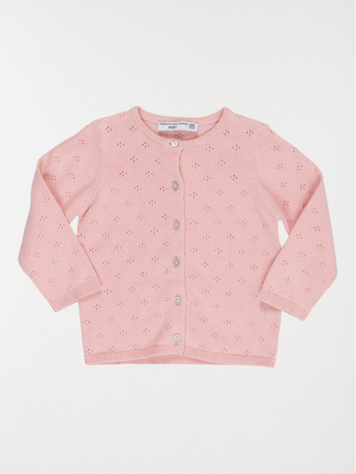 Gilet basique new pink...