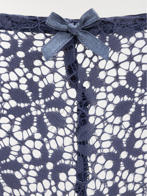 Shorty dentelle outremer...