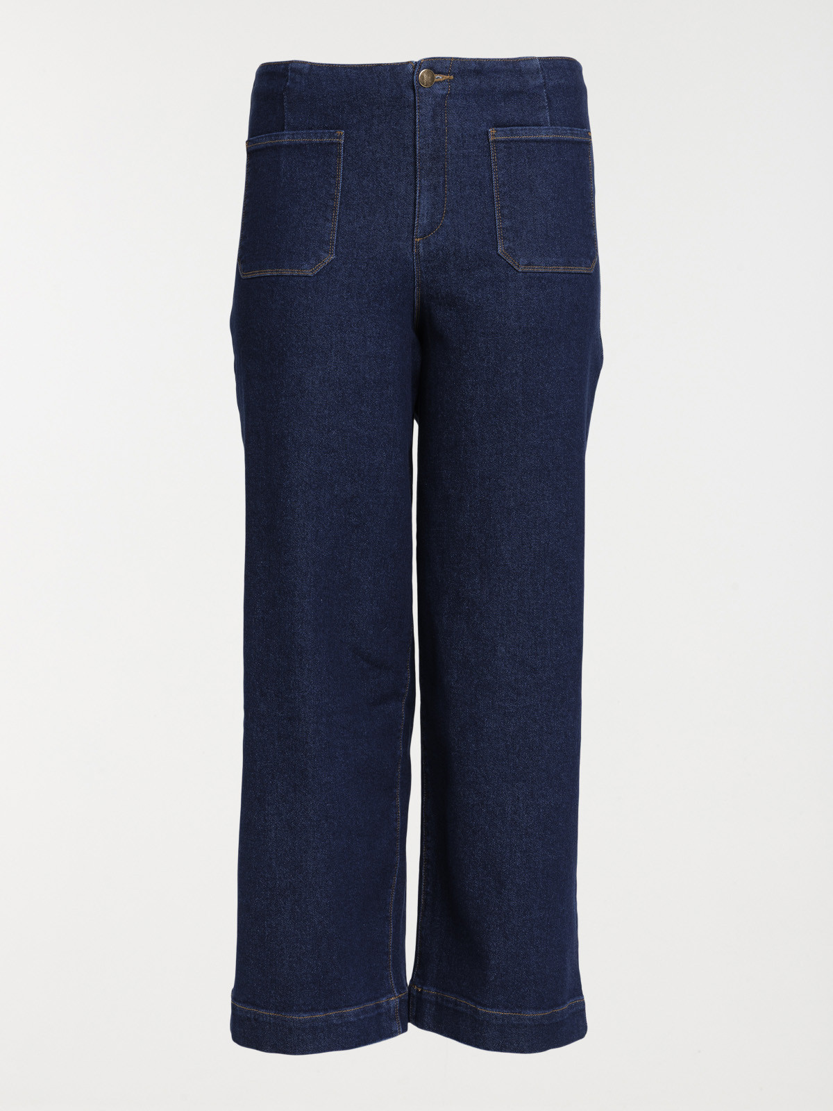 Jean coupe wide leg grande taille femme