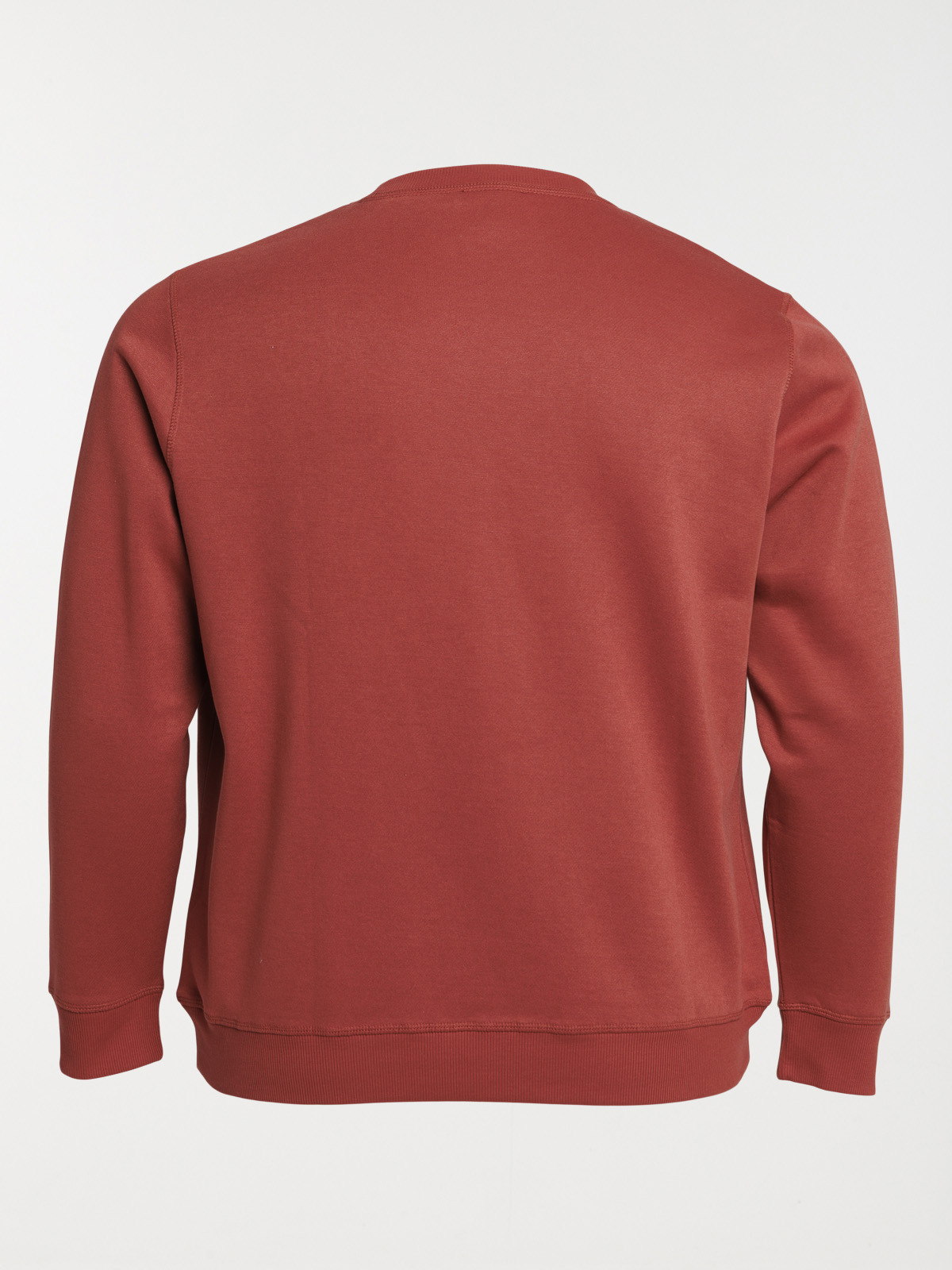 Sweat tomette foncée grande taille homme