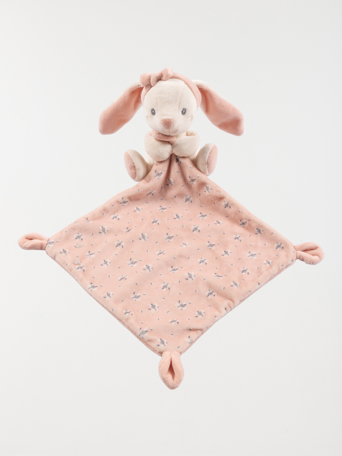 Doudou mouchoir naissance lapin rose Doudou mouchoir naissance lapin rose