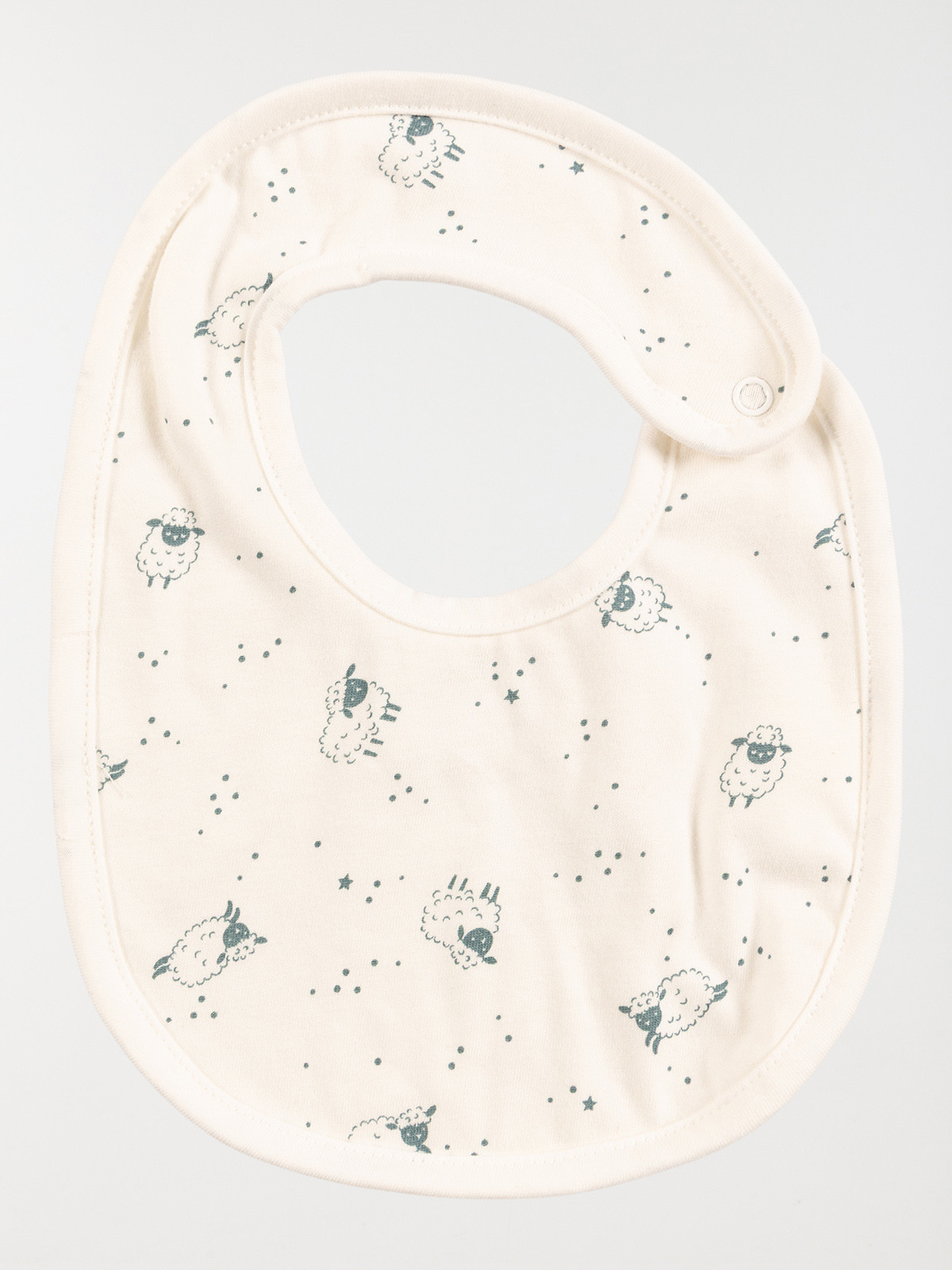 Lot de 3 bavoirs mouton garçon Lot de 3 bavoirs mouton garçon