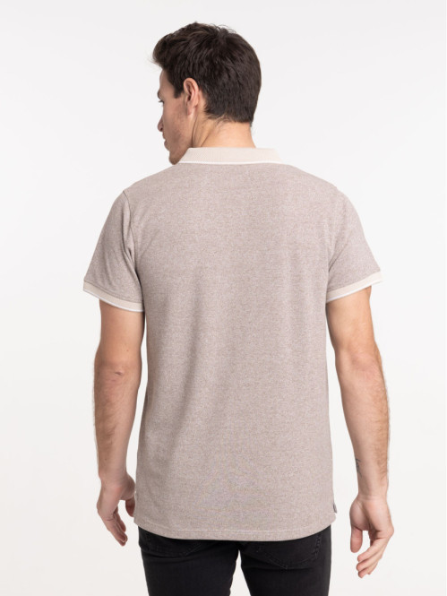 Polo homme craie foncé 