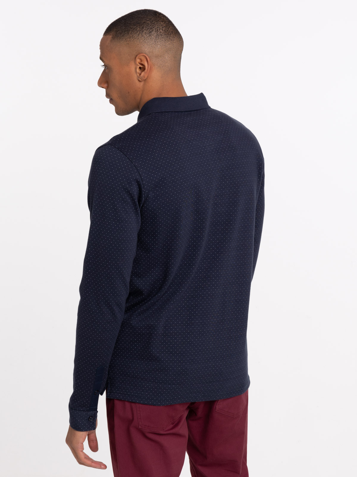 Polo manches longues homme