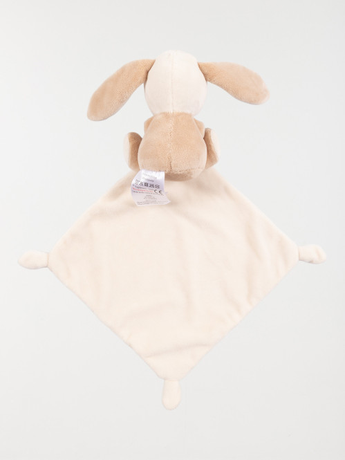 Doudou mouchoir naissance lapin beige Doudou mouchoir naissance lapin beige