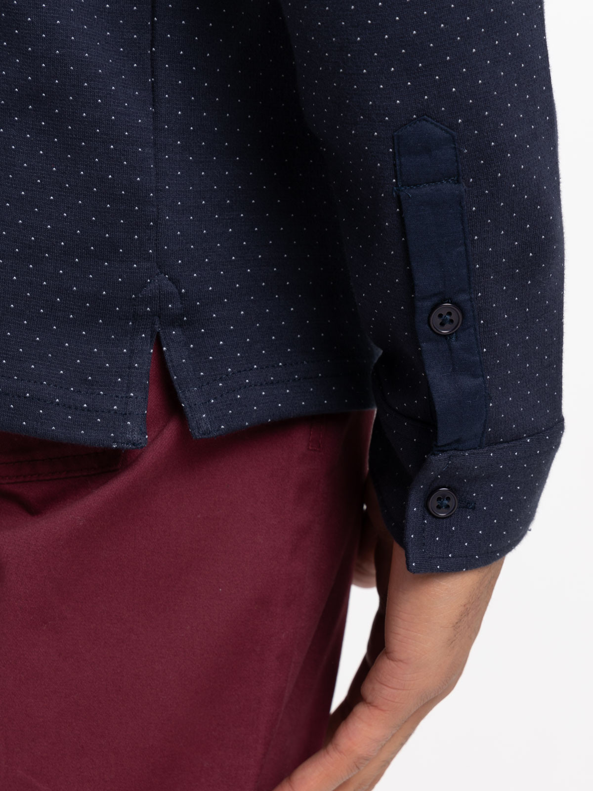 Polo manches longues homme