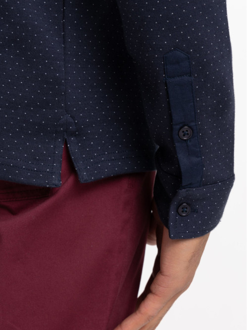 Polo manches longues homme