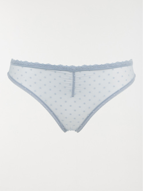 Tanga femme dentelle ciel...