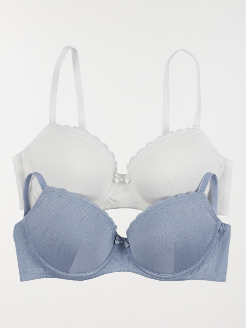 Lot de 2 soutiens-gorge...