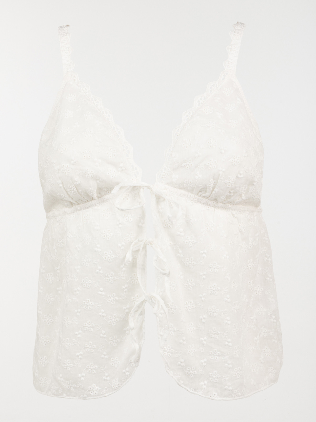 Pyjashort blanc polaire femme