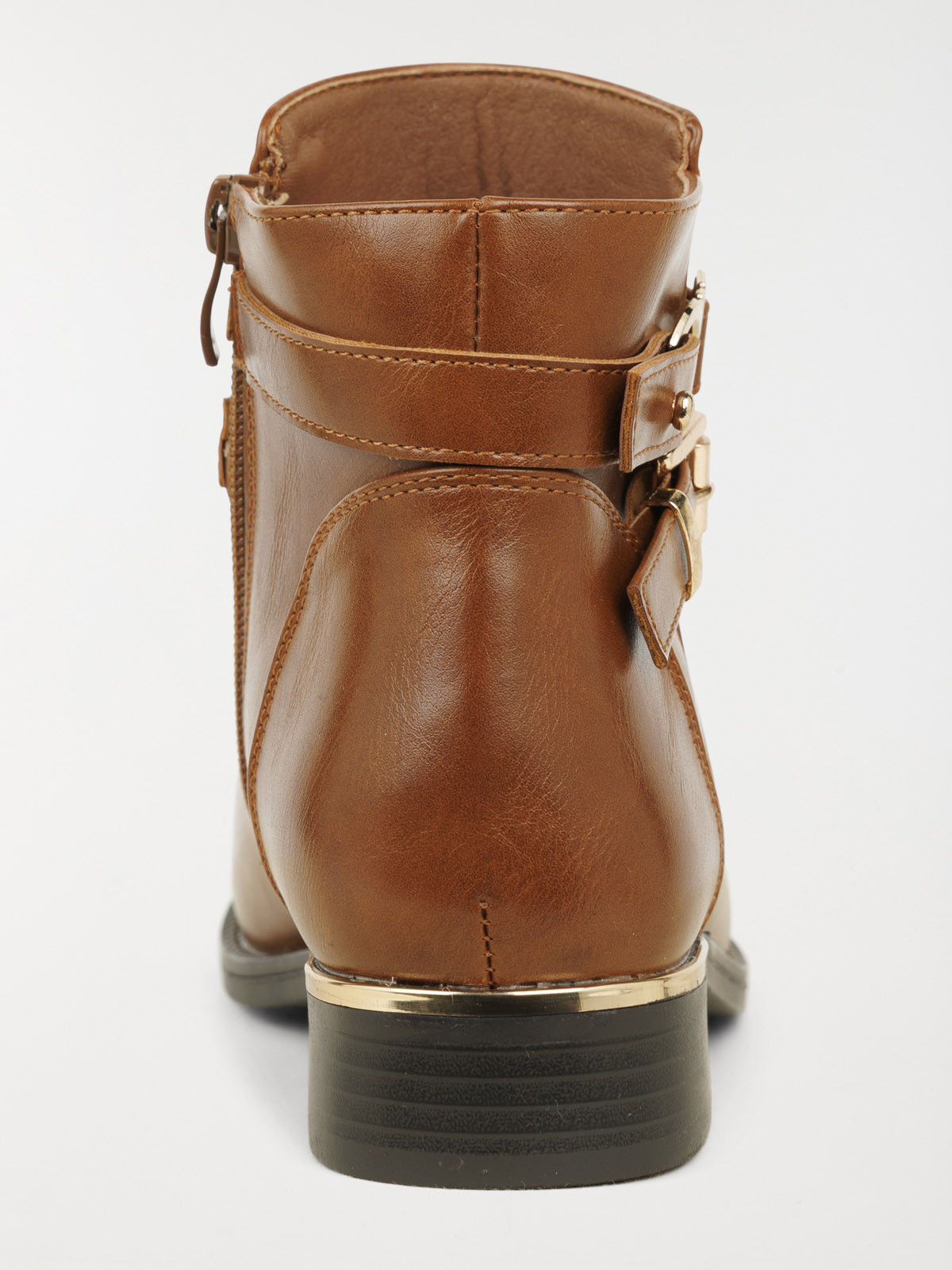 Bottines marrons brides femme (37-42)