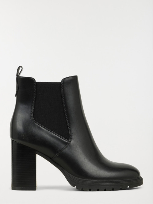 Bottine à talon noire femme (36-41)