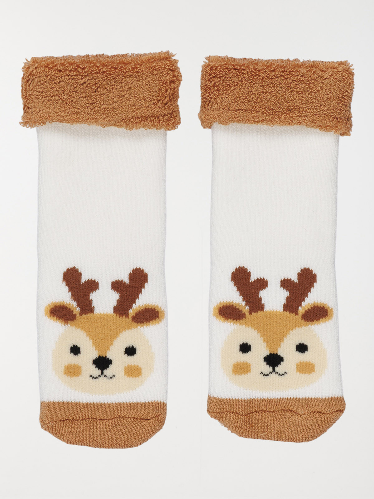 Chaussettes renne de Noël bébé