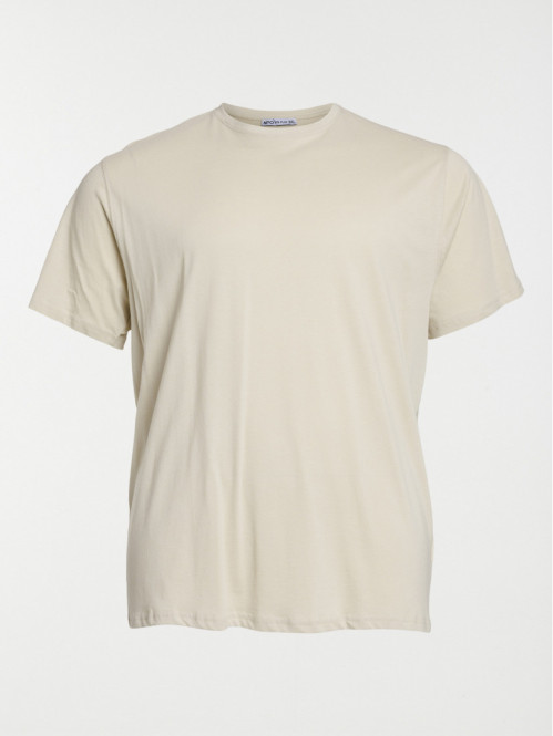 T-shirt col rond grande...