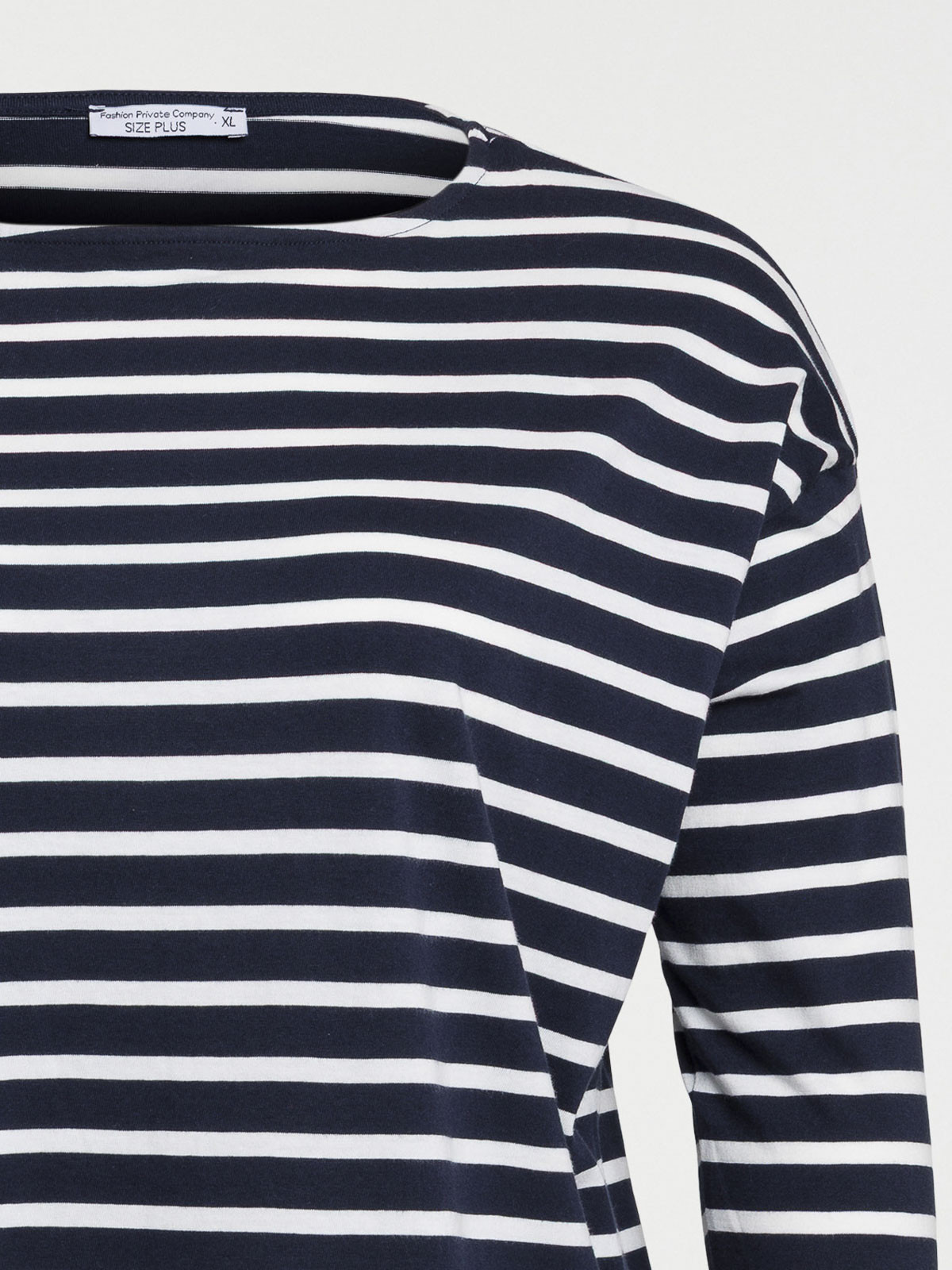 T-shirt rayé grande taille femme