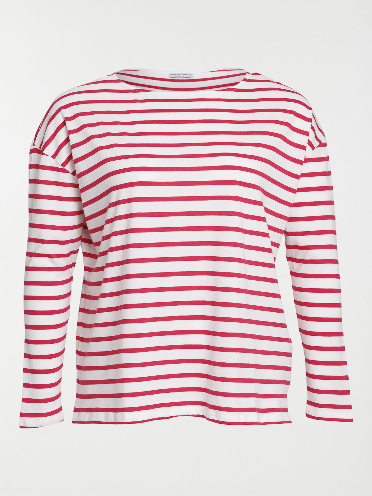 Tee-shirt grande taille rayé femme