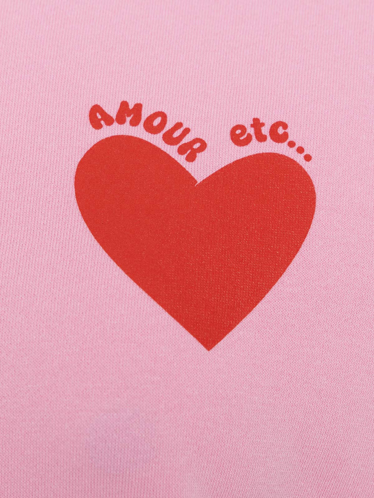 Sweat coeur poitrine grande taille femme