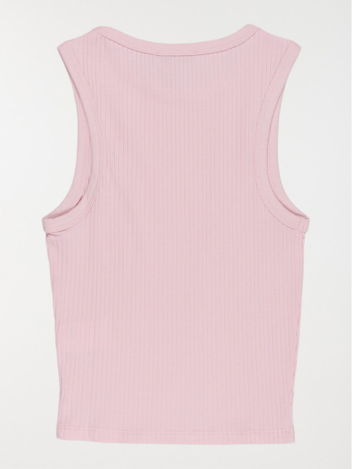 Débardeur rose poudré fille...