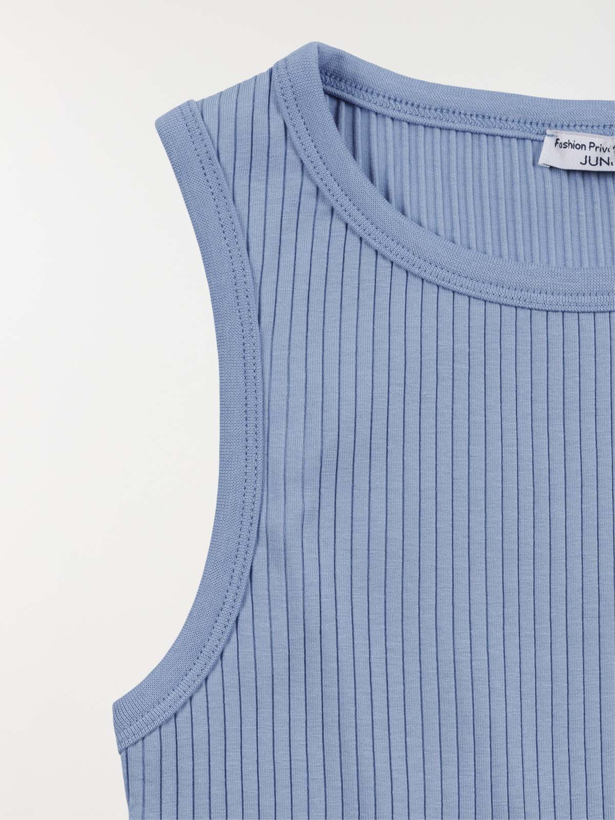 Débardeur fille côtelé (XXS-M)