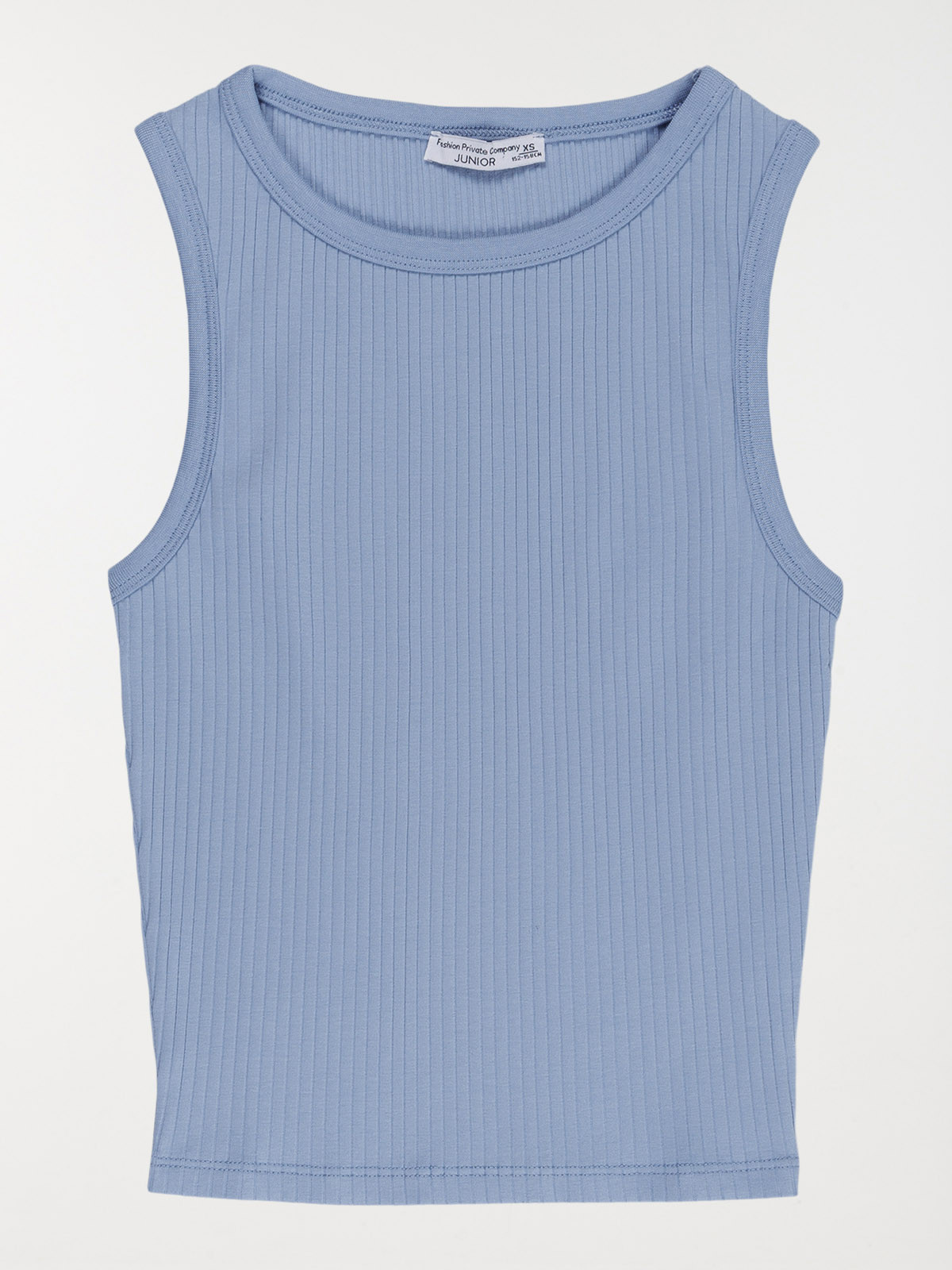 Débardeur fille côtelé (XXS-M)