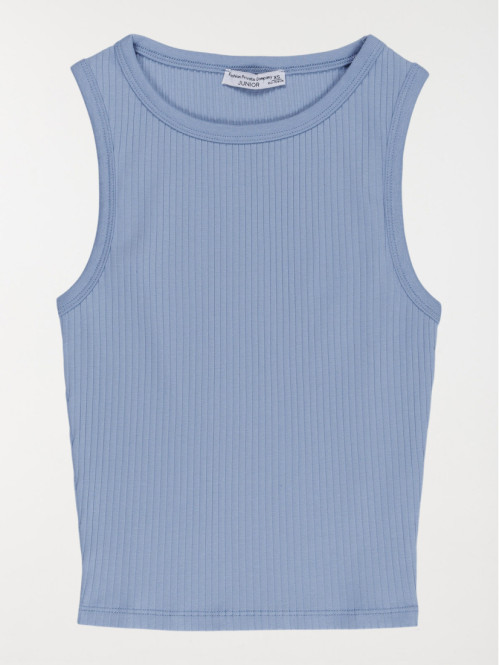 Débardeur fille côtelé (XXS-M)