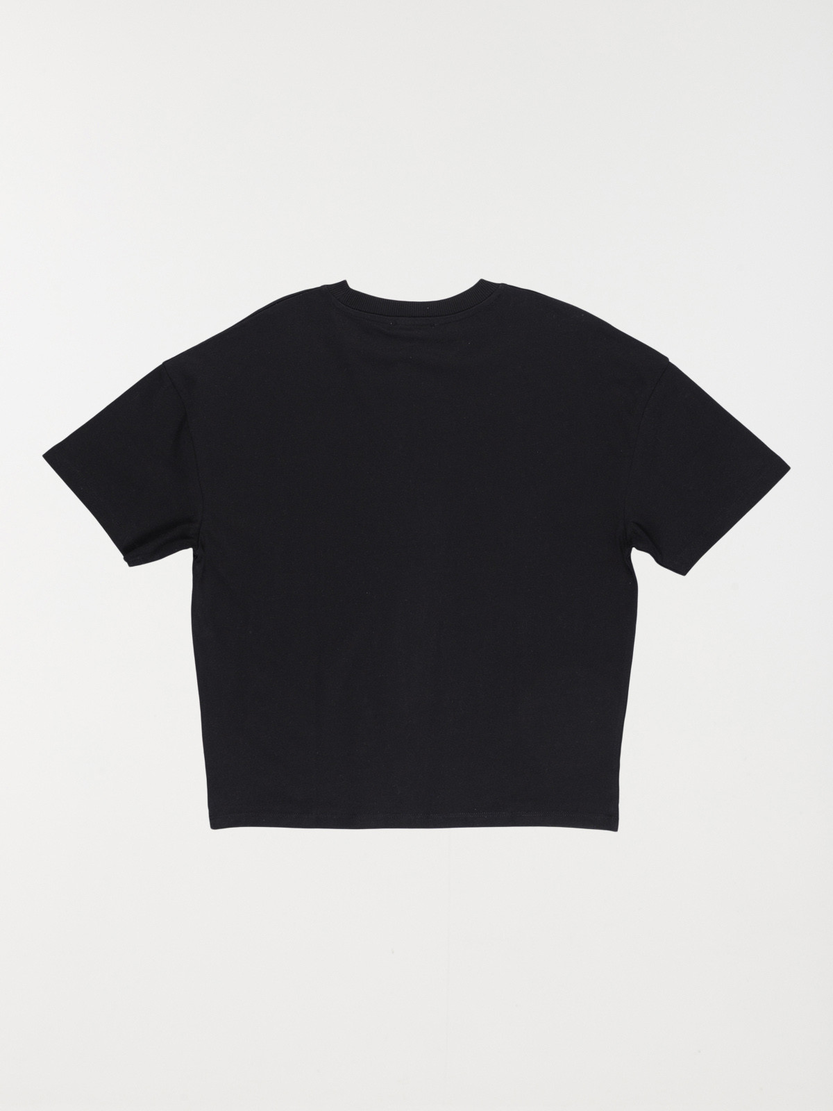 T-shirt basique noir fille (XXS-M)