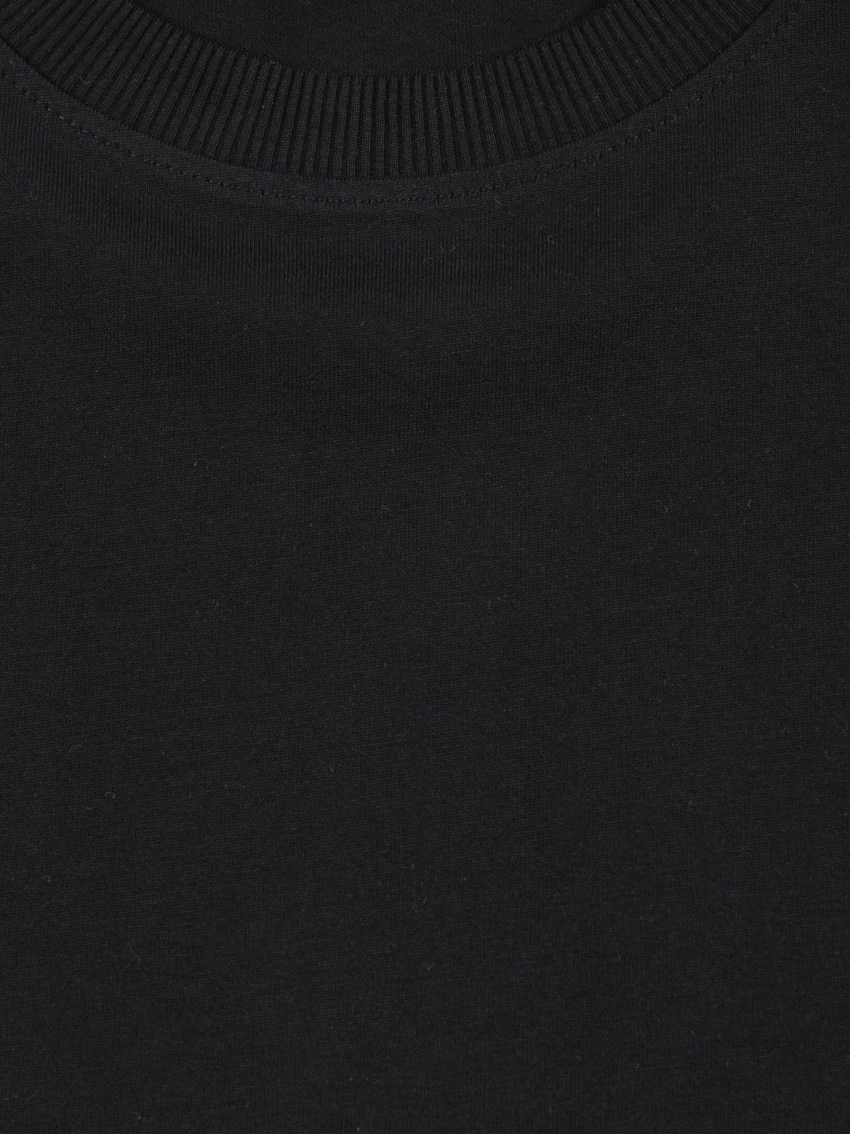 T-shirt basique noir fille (XXS-M)