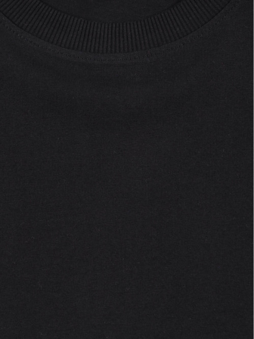 T-shirt basique noir fille...