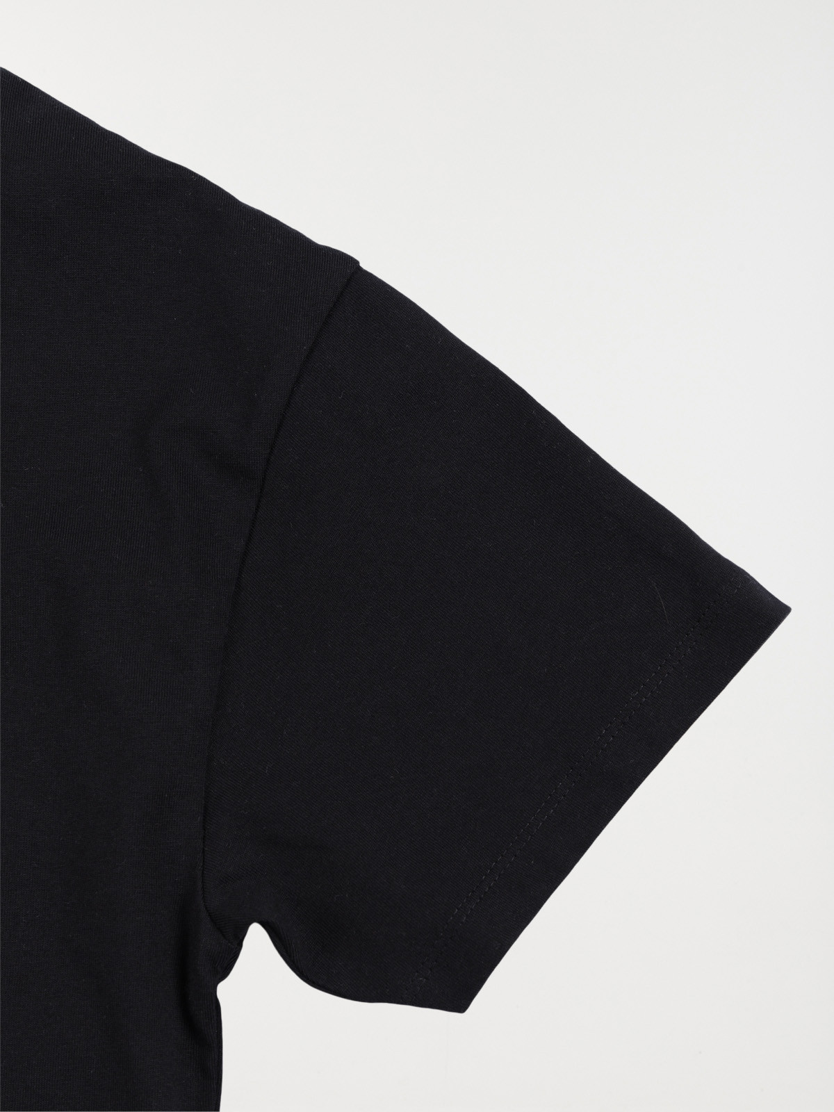 T-shirt basique noir fille (XXS-M)