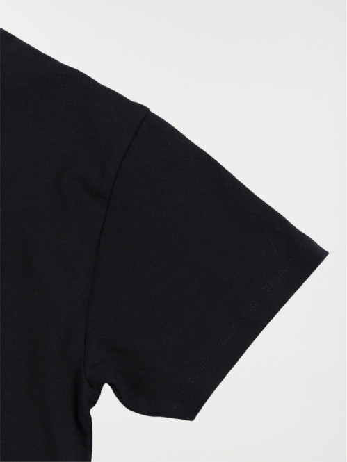 T-shirt basique noir fille...