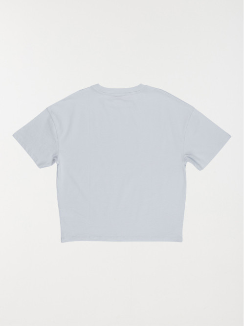 T-shirt basique col rond fille (XXS-M)