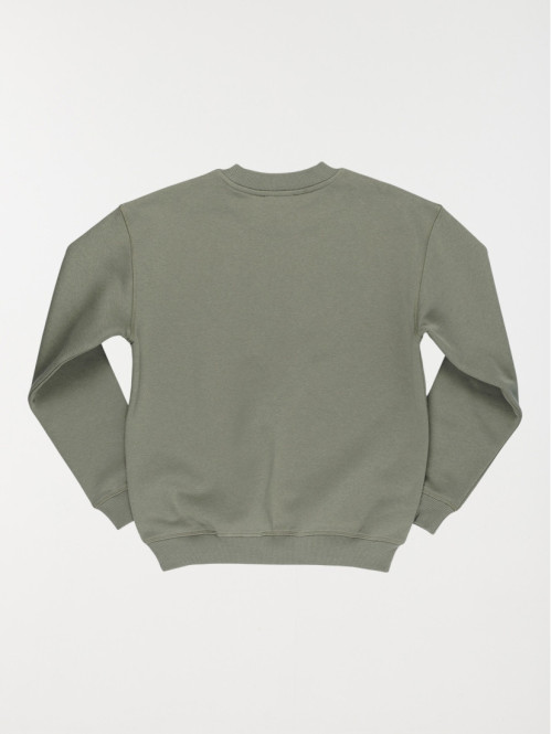 Sweat vert army col rond...
