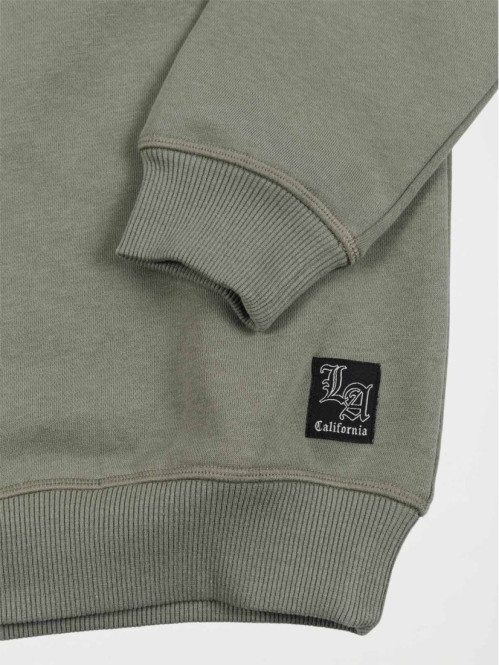 Sweat vert army col rond...